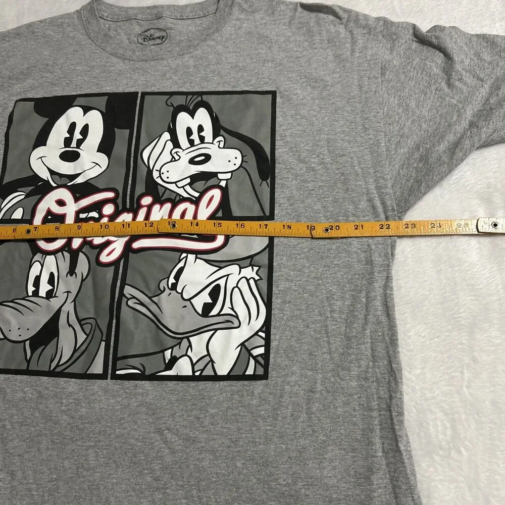Disney Originals T-Shirt Men’s XL Mickey Goofy Pluto Donald Duck Graphic Print